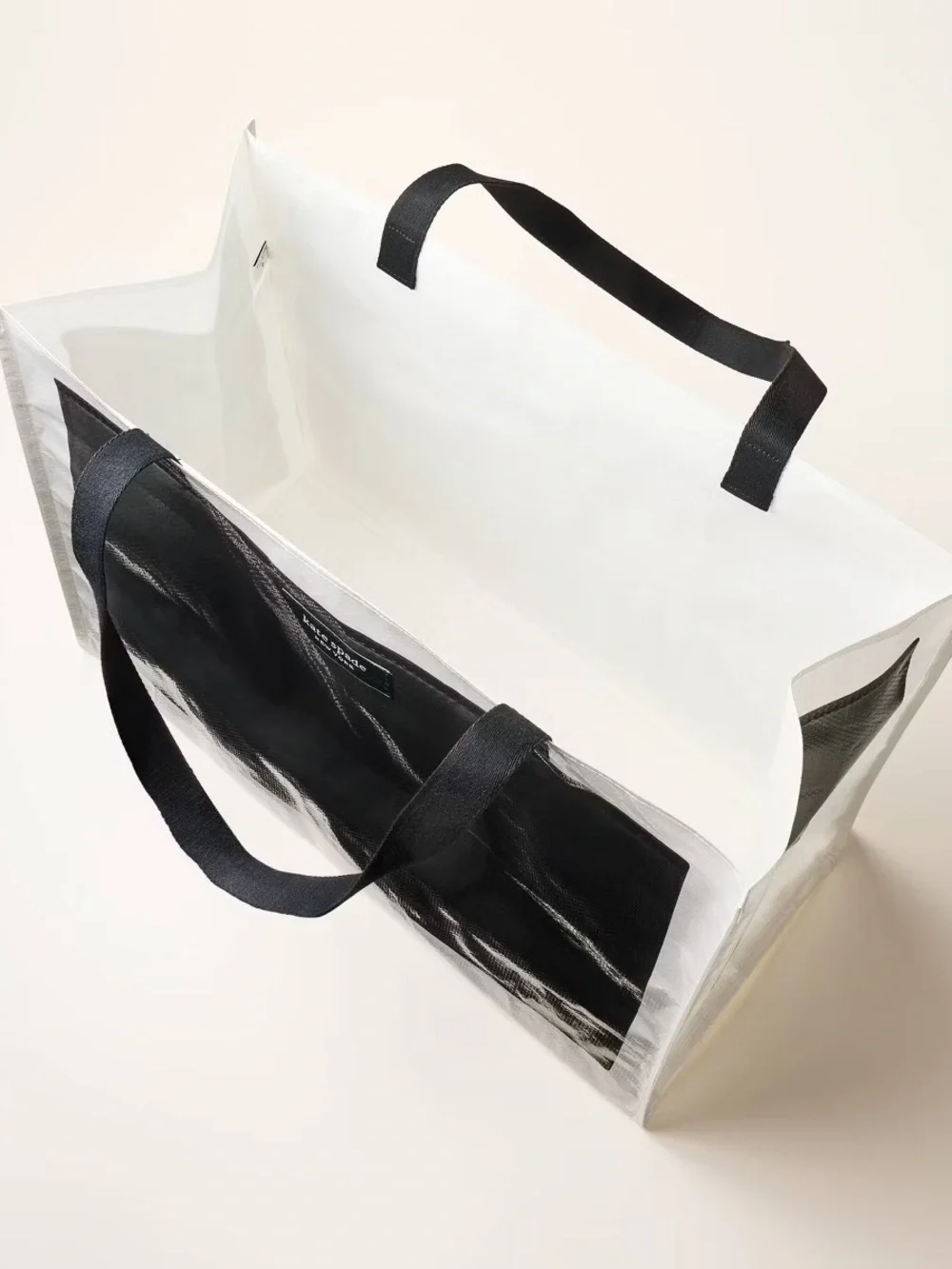 New - Kate Spade X Target - Large Black and White Tote Bag